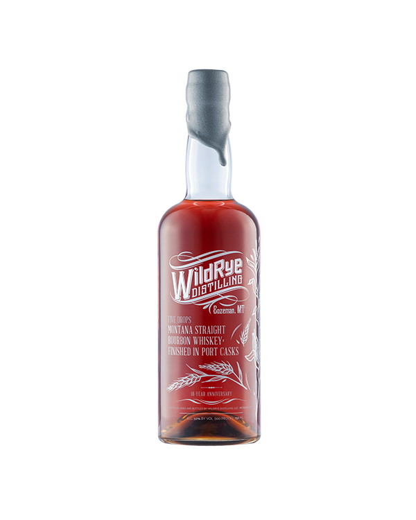 Wildrye Distilling 10th Anniversary Five Drops Bourbon 750mL 