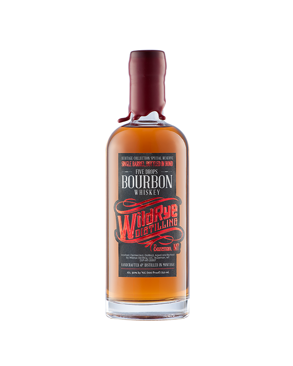 Wildrye Distilling Bottled in Bond Five Drops Bourbon 750mL 