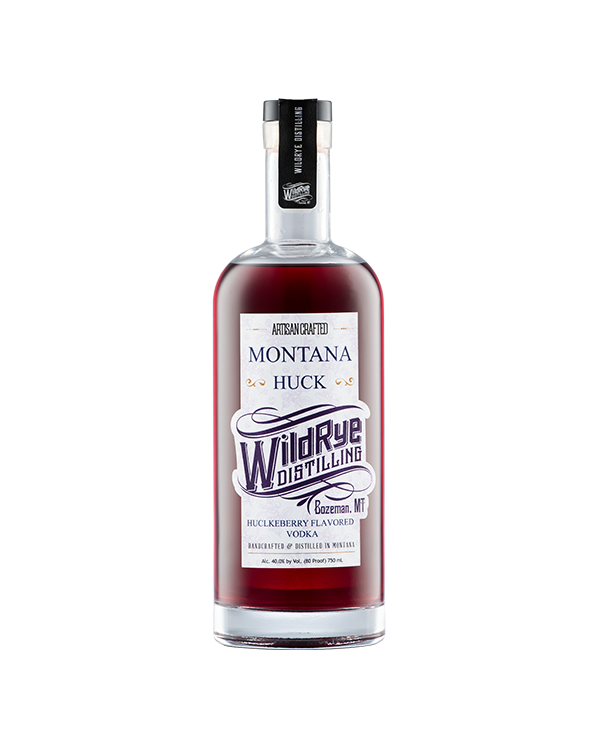 Wildrye Distilling Montana Huck (Huckleberry Flavored Vodka) 750mL  